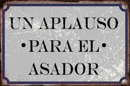Aplauso al Asador – Grill Culture Sign