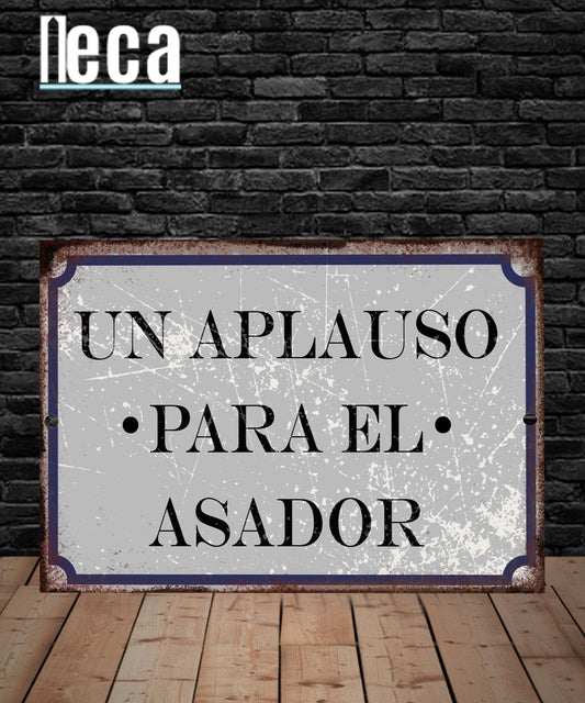 Aplauso al Asador – Grill Culture Sign